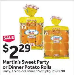 Stop&Shop Martin's Sweet Party or Dinner Potato Rolls offer