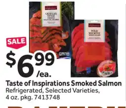 Stop&Shop Taste of Inspirations Smoked Salmon offer