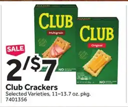 Stop&Shop Club Crackers offer