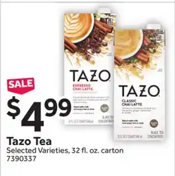 Stop&Shop Tazo Tea offer