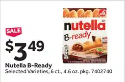 Stop&Shop Nutella B-Ready offer