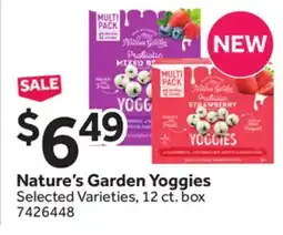 Stop&Shop Nature's Garden Yoggies offer