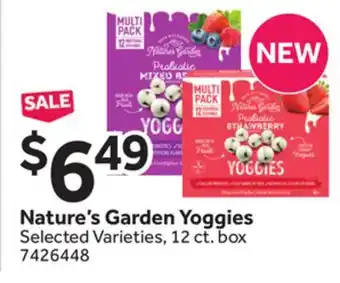 Stop&Shop Nature's Garden Yoggies offer