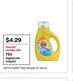 CVS Tide Simply offer
