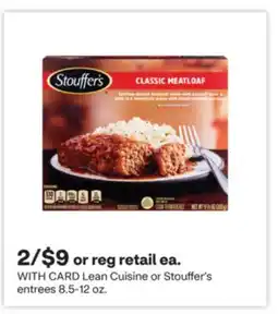 CVS Lean Cuisine or Stouffer's entrees offer
