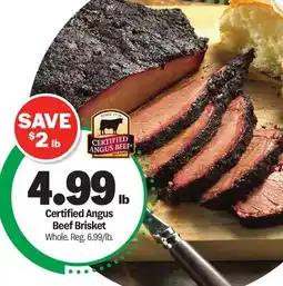 Meijer Certified Angus Beef Brisket offer