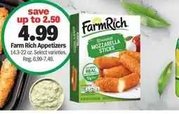 Meijer Farm Rich Appetizers offer