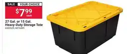 Ace Hardware 27 Gal. or 15 Gal. Heavy-Duty Storage Tote offer