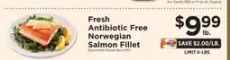 ShopRite Fresh Antibiotic Free Norwegian Salmon Fillet offer