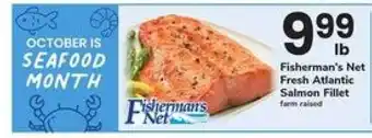 Safeway Fisherman's Net Fresh Atlantic Salmon Fillet offer