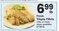 Safeway Fresh Tilapia Fillets offer