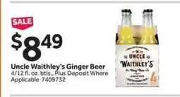 Stop&Shop Uncle Waithley's Ginger Beer offer