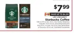 ShopRite Starbucks Coffee offer