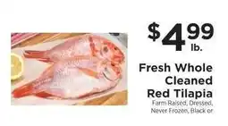 ShopRite Fresh Whole Cleaned Red Tilapia offer