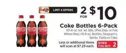 ShopRite Coke Bottles 6-Pack offer