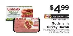 ShopRite Godshall's Turkey Bacon offer