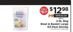 ShopRite Bowl & Basket Large EZ-Peel Shrimp offer