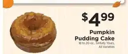 ShopRite Pumpkin Pudding Cake offer