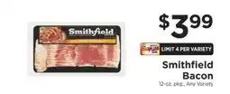 ShopRite Smithfield Bacon offer