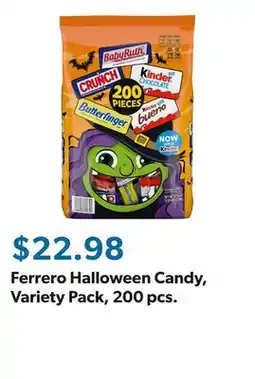 Sam's Club Ferrero Halloween Candy, Variety Pack, 200 pcs offer