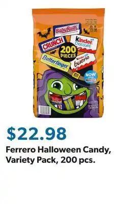 Sam's Club Ferrero Halloween Candy, Variety Pack, 200 pcs offer