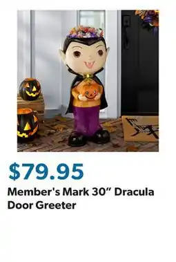 Sam's Club Member's Mark 30 Dracula Door Greeter offer