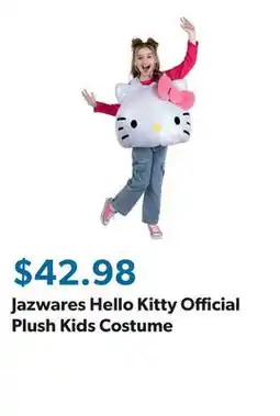 Sam's Club Jazwares Hello Kitty Official Plush Kids Costume offer