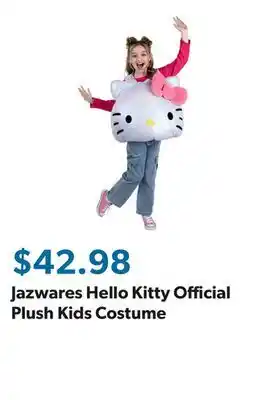 Sam's Club Jazwares Hello Kitty Official Plush Kids Costume offer