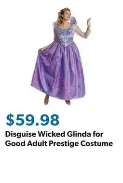 Sam's Club Disguise Wicked Glinda for Good Adult Prestige Costume offer