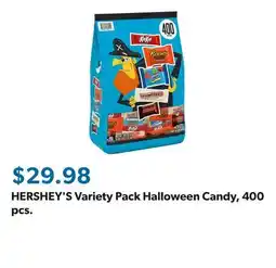 Sam's Club HERSHEY'S Variety Pack Halloween Candy, 400 pcs offer
