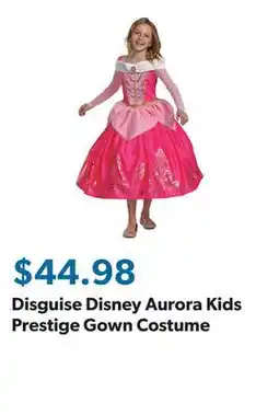 Sam's Club Disguise Disney Aurora Kids Prestige Gown Costume offer