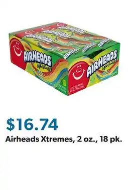Sam's Club Airheads Xtremes, 2 oz., 18 pk offer