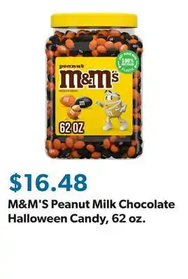 Sam's Club M&M'S Peanut Milk Chocolate Halloween Candy, 62 oz offer