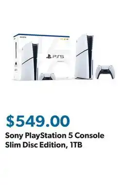 Sam's Club Sony PlayStation 5 Console Slim Disc Edition, 1TB offer