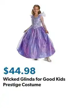 Sam's Club Wicked Glinda for Good Kids Prestige Costume offer