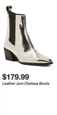TJ Maxx Leather Joni Chelsea Boots offer