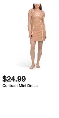 TJ Maxx Contrast Mini Dress offer