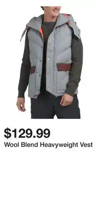 TJ Maxx Wool Blend Heavyweight Vest offer