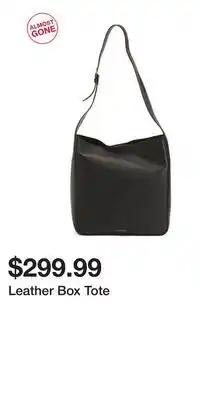 TJ Maxx Leather Box Tote offer