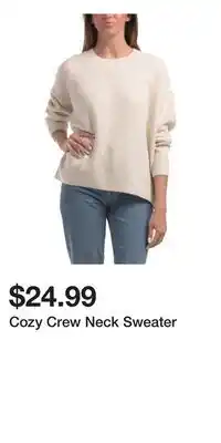 TJ Maxx Cozy Crew Neck Sweater offer
