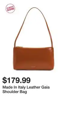 TJ Maxx Made In Italy Leather Gaia Shoulder Bag offer