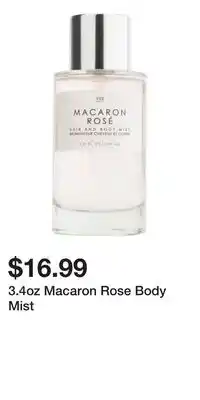 TJ Maxx 3.4oz Macaron Rose Body Mist offer