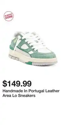 TJ Maxx Handmade In Portugal Leather Area Lo Sneakers offer