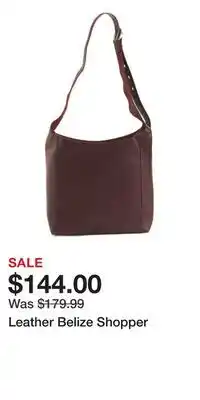 TJ Maxx Leather Belize Shopper offer