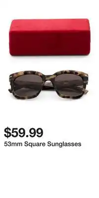 TJ Maxx 53mm Square Sunglasses offer