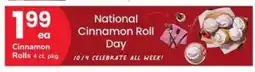 Safeway Cinnamon Rolls offer