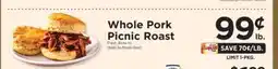 ShopRite WHOLE PORK PICNIC ROAST offer