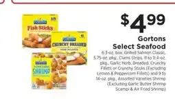 ShopRite Gortons Select Seafood offer