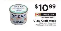 ShopRite Claw Crab Meat offer