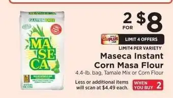 ShopRite Maseca Instant Corn Masa Flour offer